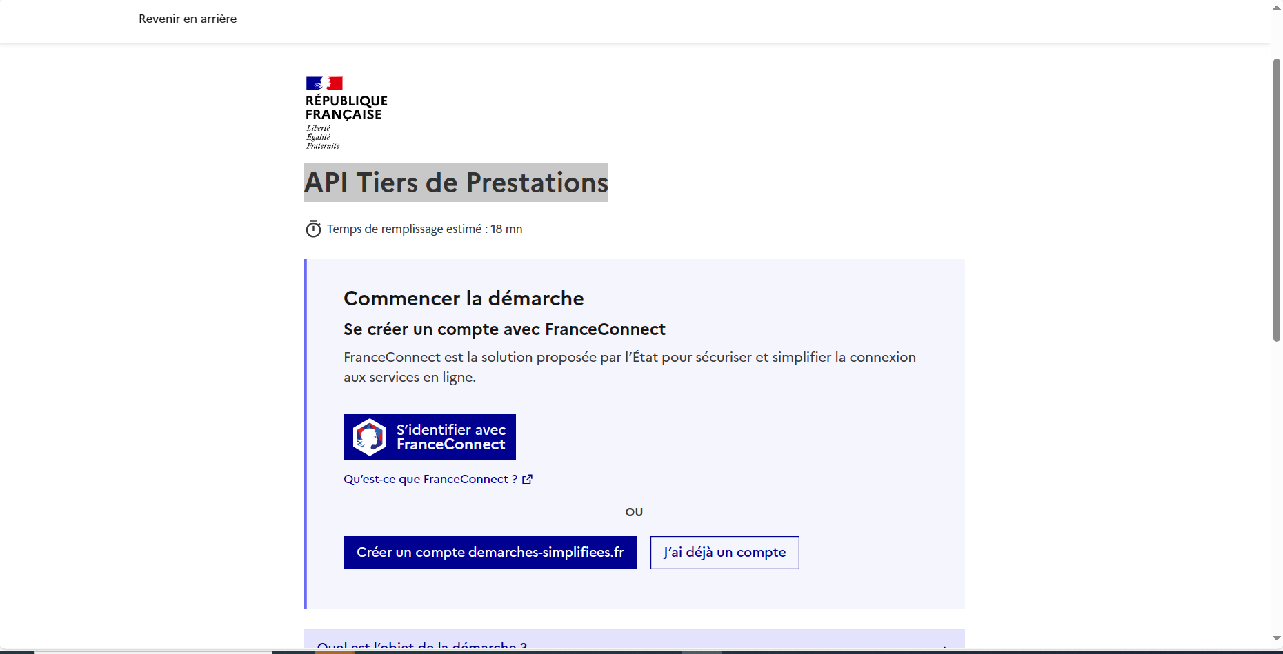 Habilitation Tiers Prestations